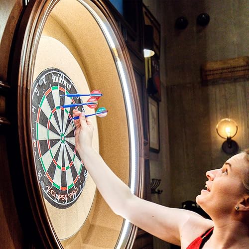 Miniatura 5 de Protectores de ala de dardos de aleación de aluminio, 70 piezas de corrector de ala de dardos de metal profesional fijo 90 grados de competencia