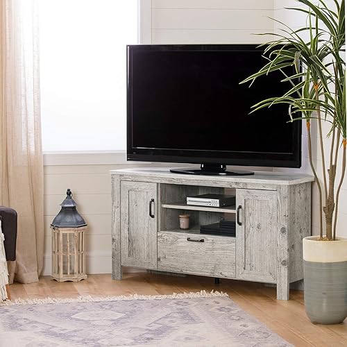South Shore Lionel Corner - Mueble para TV, color pino