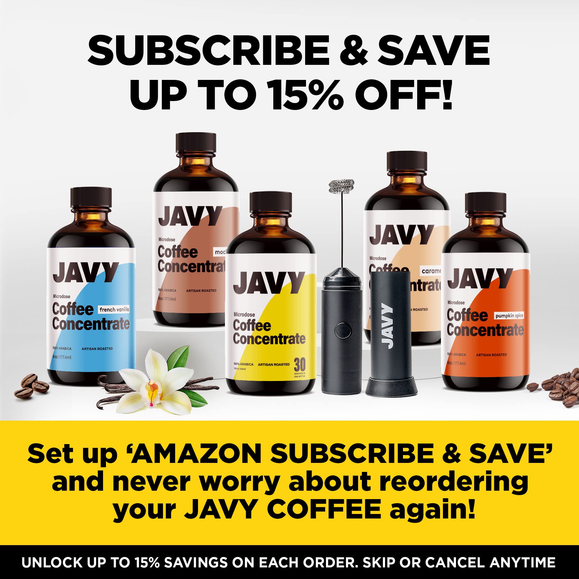 Javy Cold Brew Coffee Concentrate, Iced Coffee, Arabica Coffee