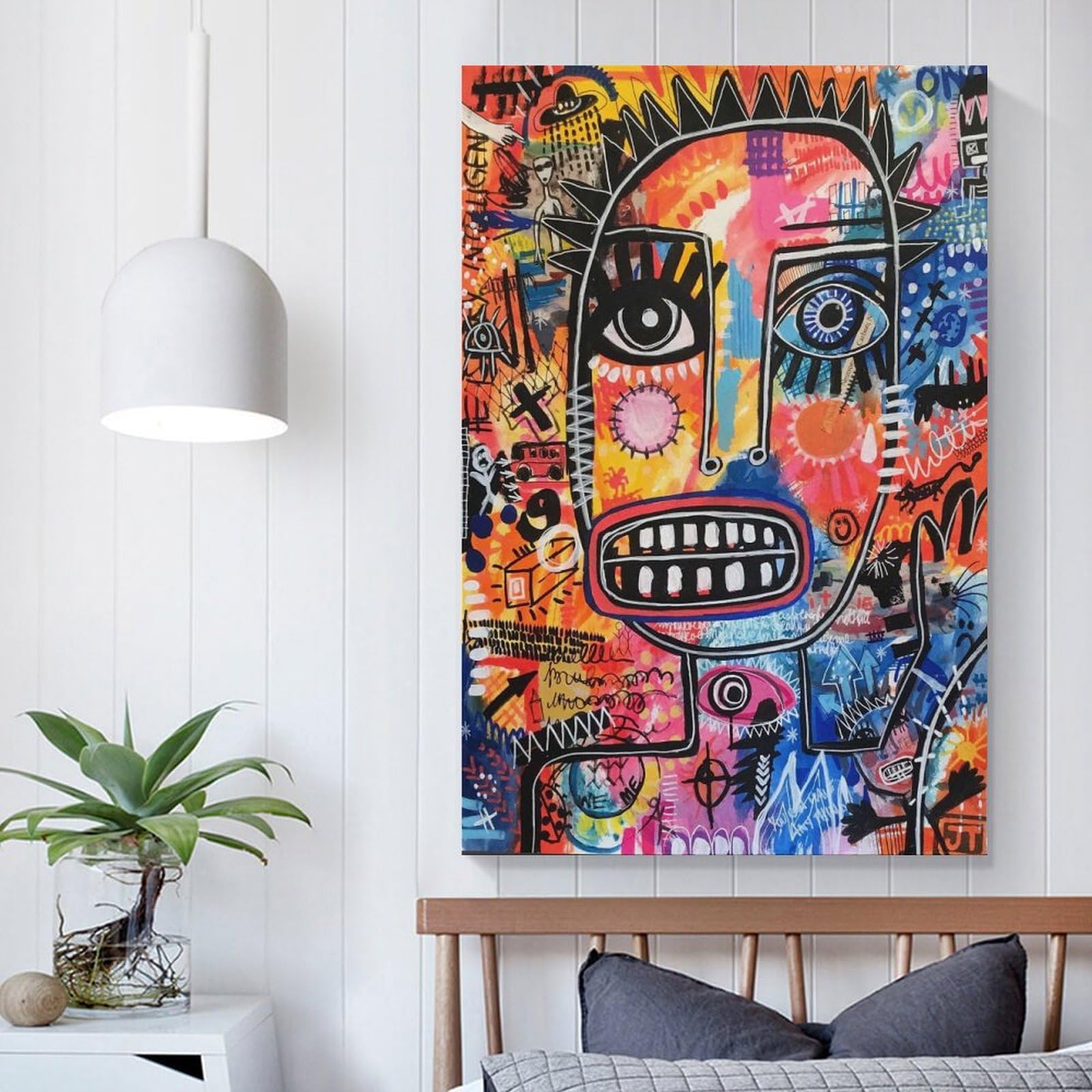 Amazon.co.jp: ジャン·ミシェル・バスキア《無題6》ポスター 印刷