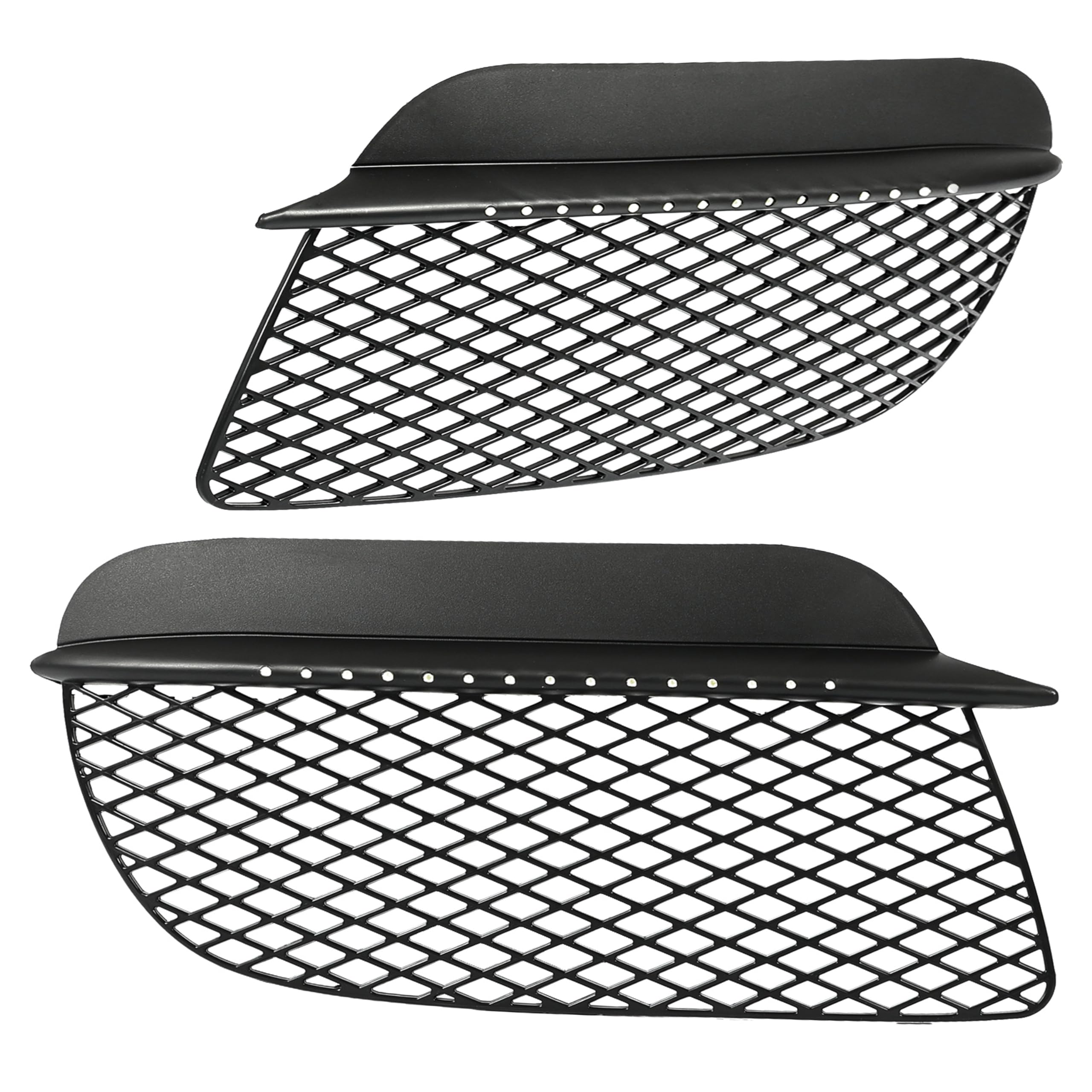 KUAFU Fog Light Lamp Compatible with 2006 2007 2008 Porsche Cayman LED Daytime Running Light Lamp Spars with Radiator Guards Front Pair Driver & Passenger Side