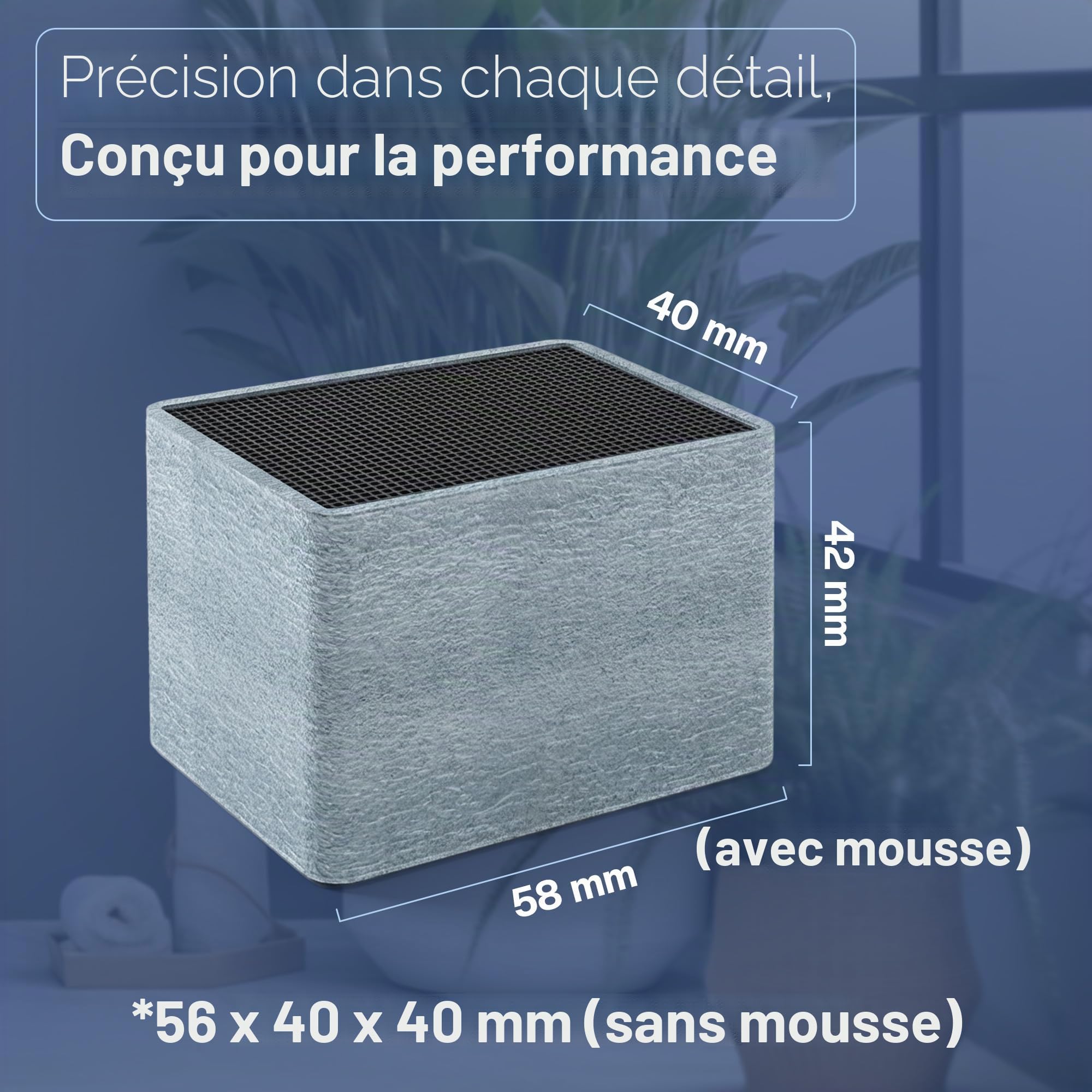 2 Filtres Céramiques Type 3 pour Geberit AquaClean & DuoFresh – remplace 147.072.00.1 – Structure en Nid d'Abeille – pour Mera & Tuma