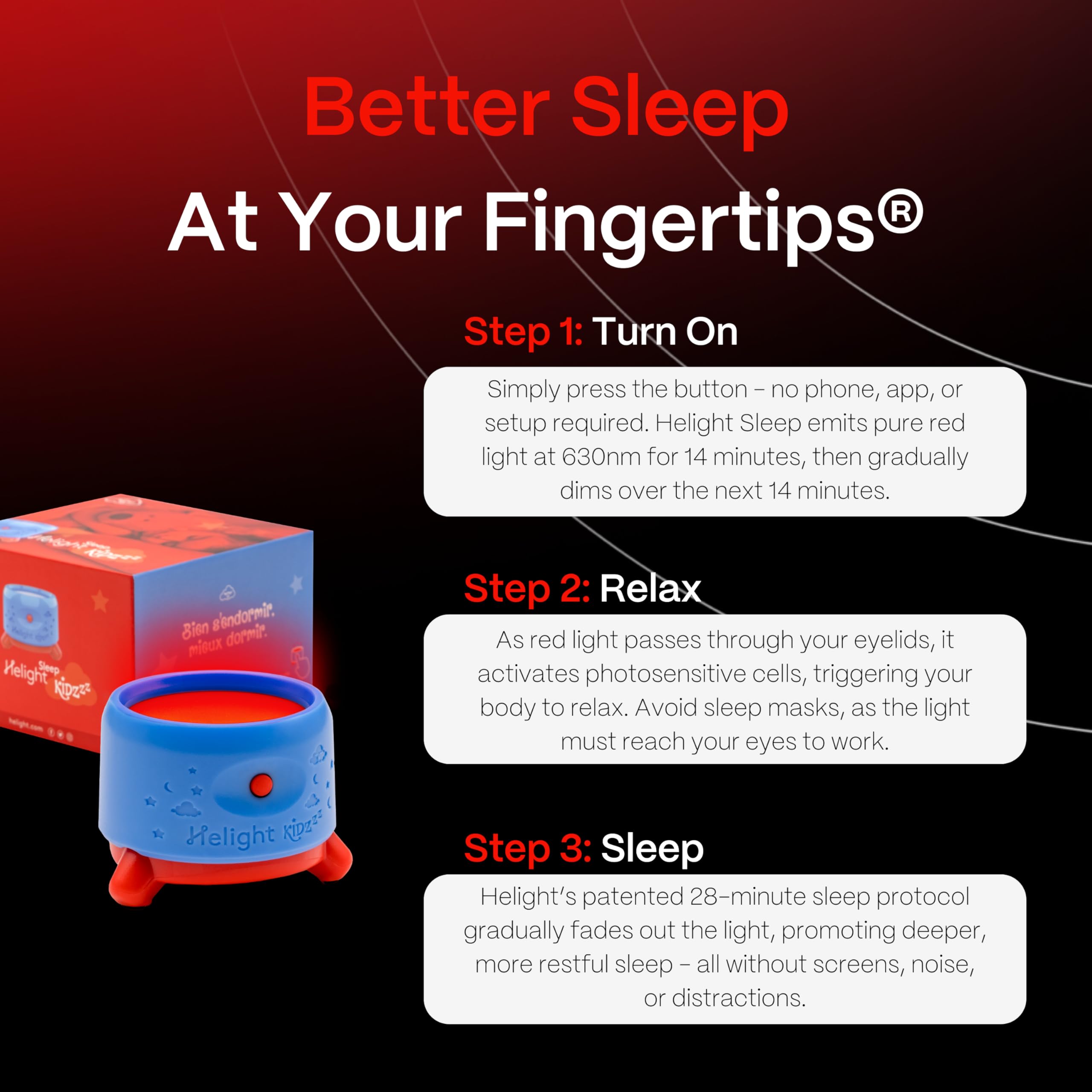 Amazon.com: Helight Red Light Therapy Sleep Device for Kids