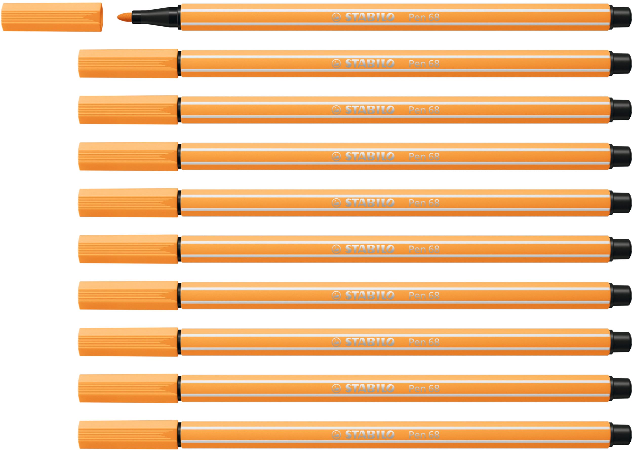 STABILO - Rotulador premium - Pen 68 - Pack de 10 - rosa neón — view 33