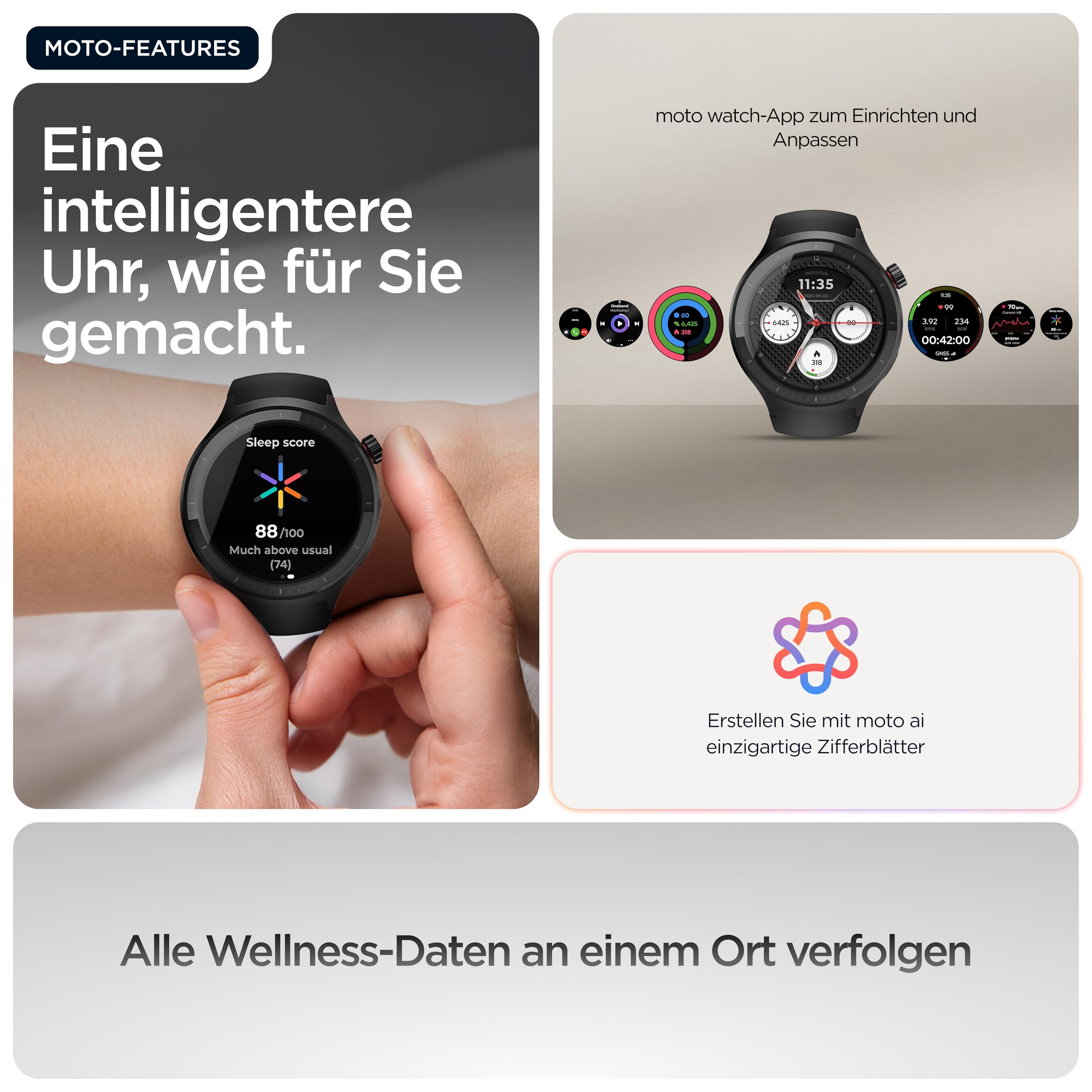 Motorola Moto Smartwatch Polar basic black