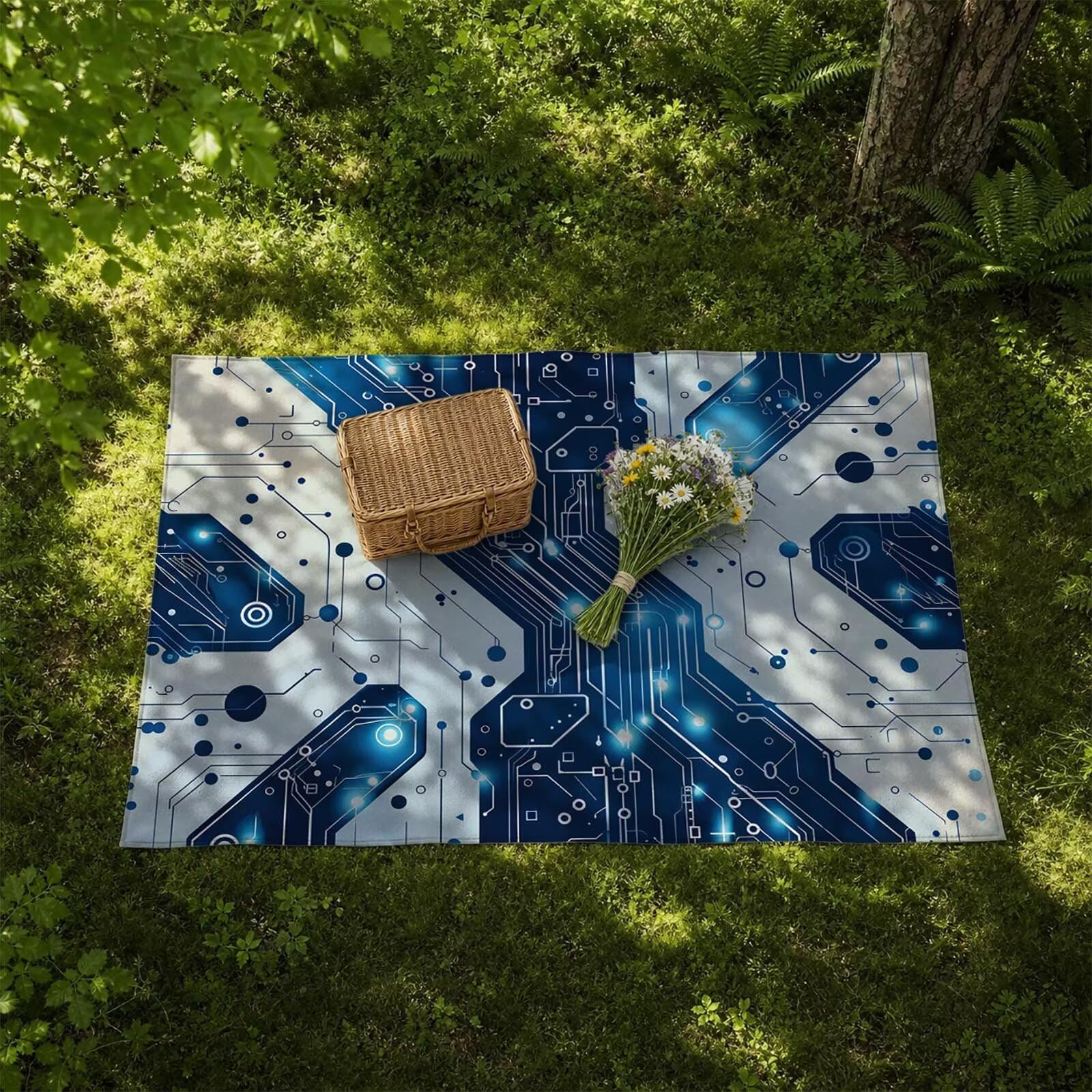Simple Toalla Playa 160x220 Resistente a la Arena Secado rápido, Toalla Playa Grande 220 x 160cm Suave Cómodo como Gym Yoga Sauna Toallas Baño Grandes Travel Essentials Tarjeta de circuitos XTLS-4933