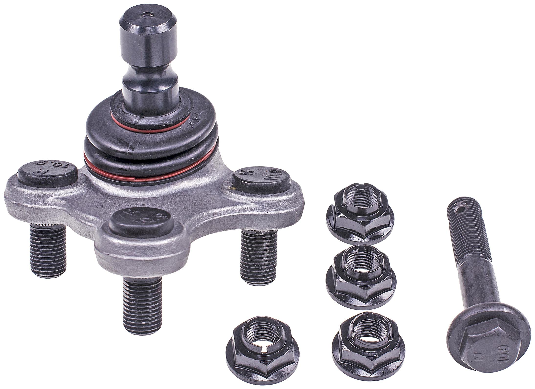 Ball Joint - Suspension Ball Joint - This extended life ball joint is built for smooth performance and superior durability. Featuring a hardened stud, highly polished ball, a maintenance-free polymer bearing, I.C.E. synthetic grease and premium corrosion resistance. - Dorman BJ60213XL Front Driver Side Lower Suspension Ball Joint Compatible with Select Hyundai/Kia Models