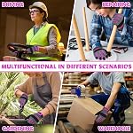 Work Gloves Women, Safety Work Gloves Touchscreen Working Glove for Mechanic, Gardening, Construction, DIY