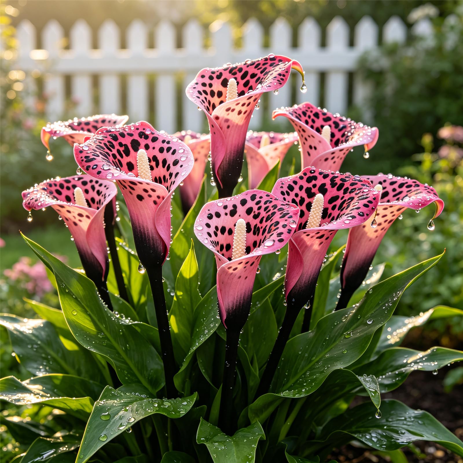 Mixed Calla Lily Bulbs for Planting-Super Growing,Hardy Perennial,Stunning Display,Excellent Decoration for Gardens-2bulbs-B