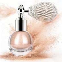 KYDA Champagne Body Glitter Spray, Shimmer Loose Powder Spray | Sparkling Powder Cosmetic Shimmer Makeup for Hair Body Face Clothes Nail Art Craft Design Easter Christmas Halloween Crafts