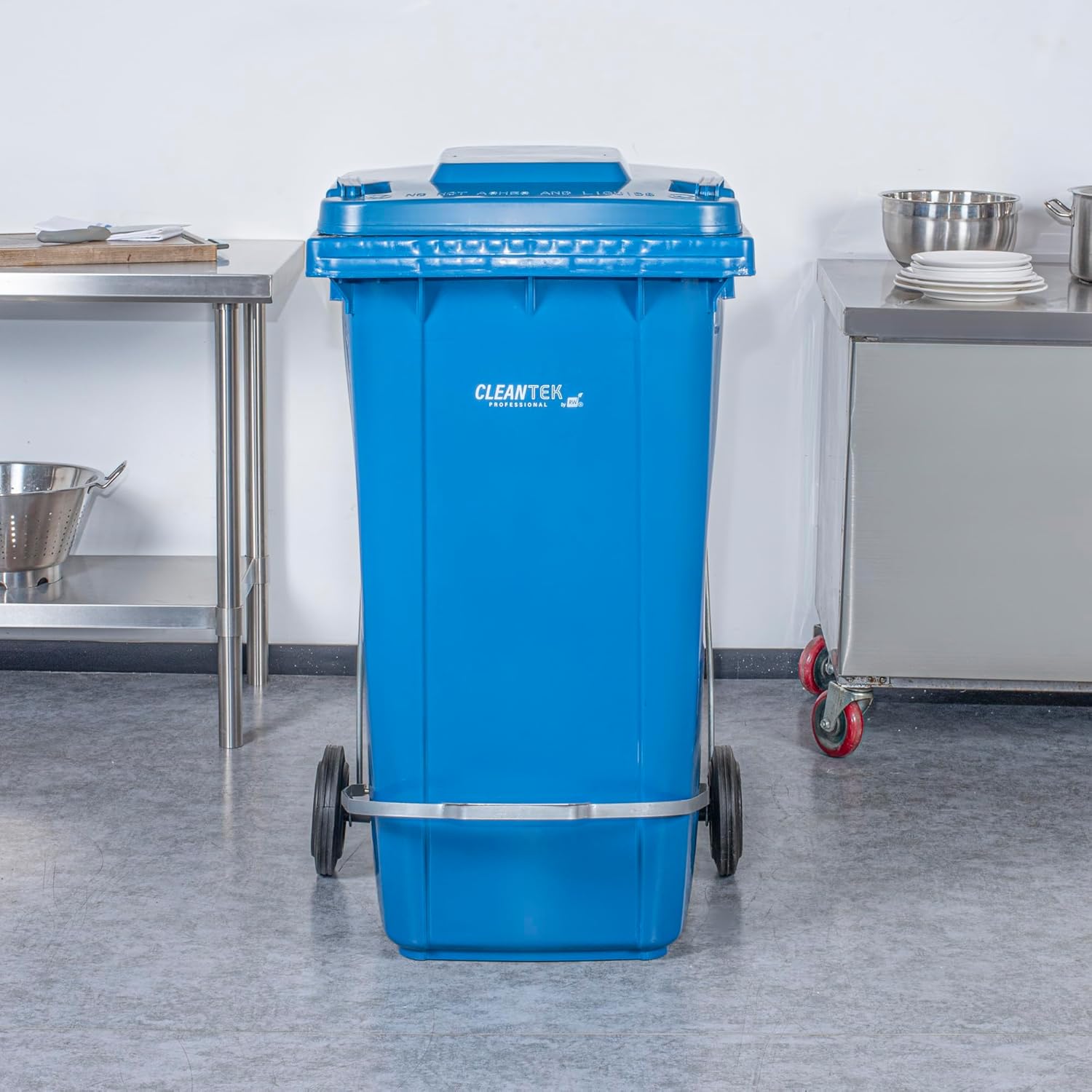 Restaurantware-STEP-ON ATTACHMENT ONLY: Clean Tek Professional Step-On Attachment For Trash Cans, 1 Powder Coated Pedal - Trash Can Sold Separately, Iron