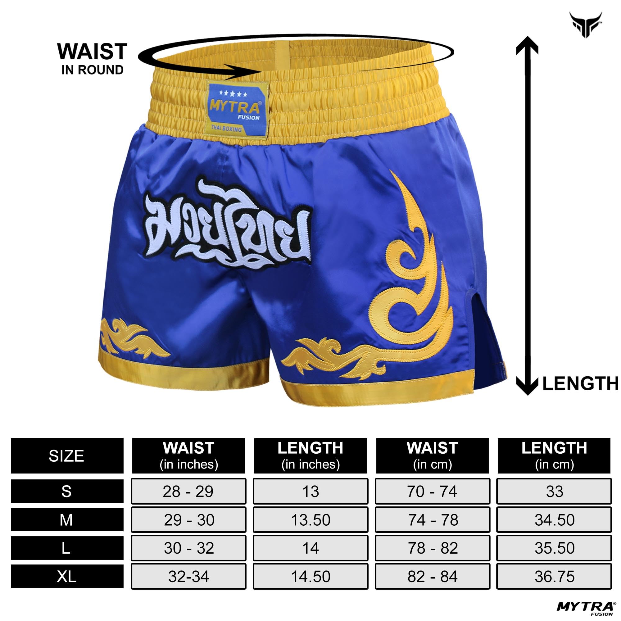 Mytra Fusion Pantaloncini Muay Thai Uomo Donna – Slim Fit a Lunghezza Corta, Shorts Kickboxing, MMA, Grappling, Allenamento e Arti Marziali
