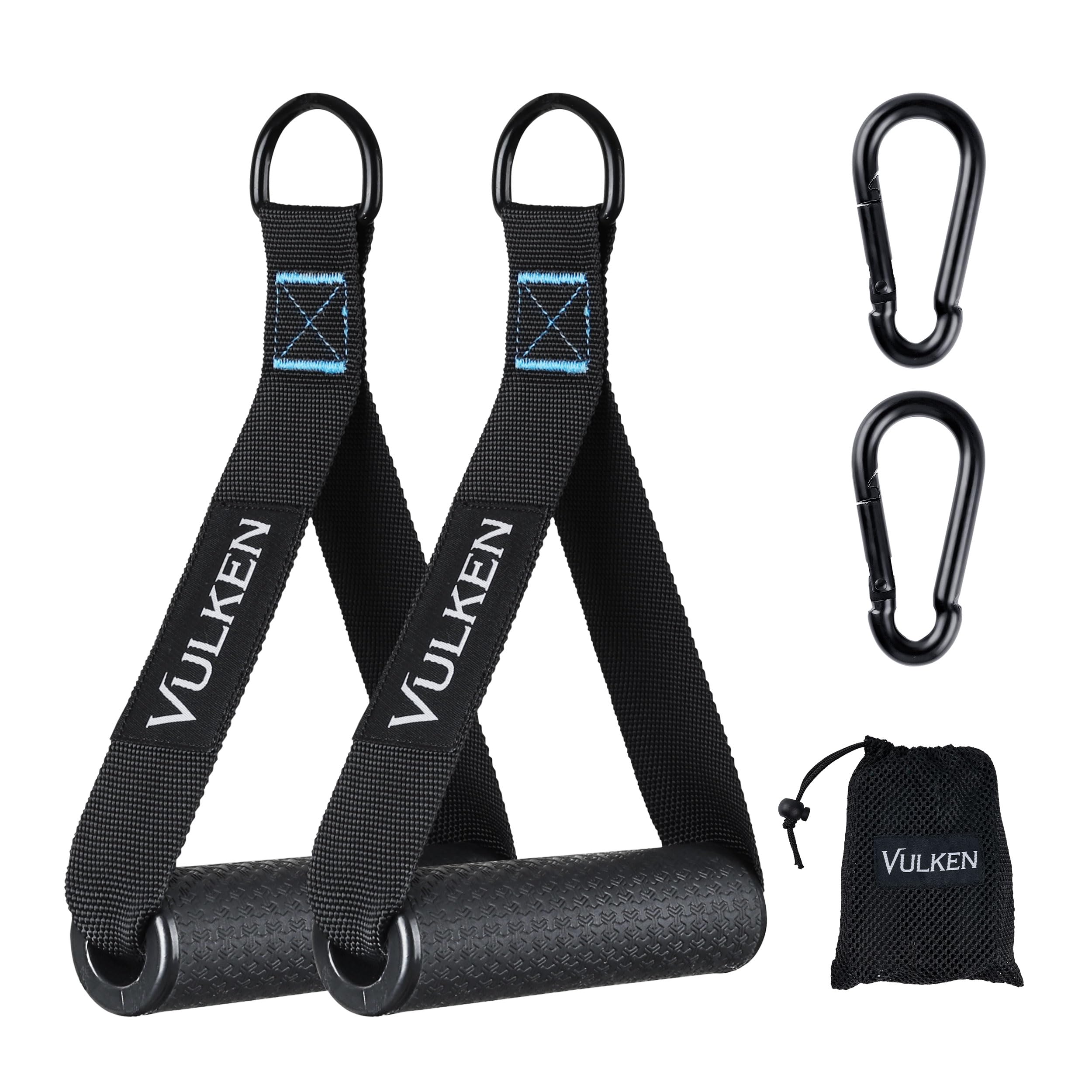 Exercise Handles Cable Attachments for Gym, Replacement Workout Handle for Resistance Band and Cable Machine Pulleys