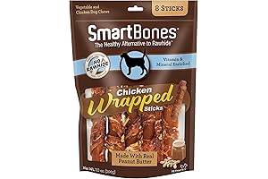 SmartBones Mini Chicken Wrapped Sticks: The Ultimate Peanut Butter Doggy Delights