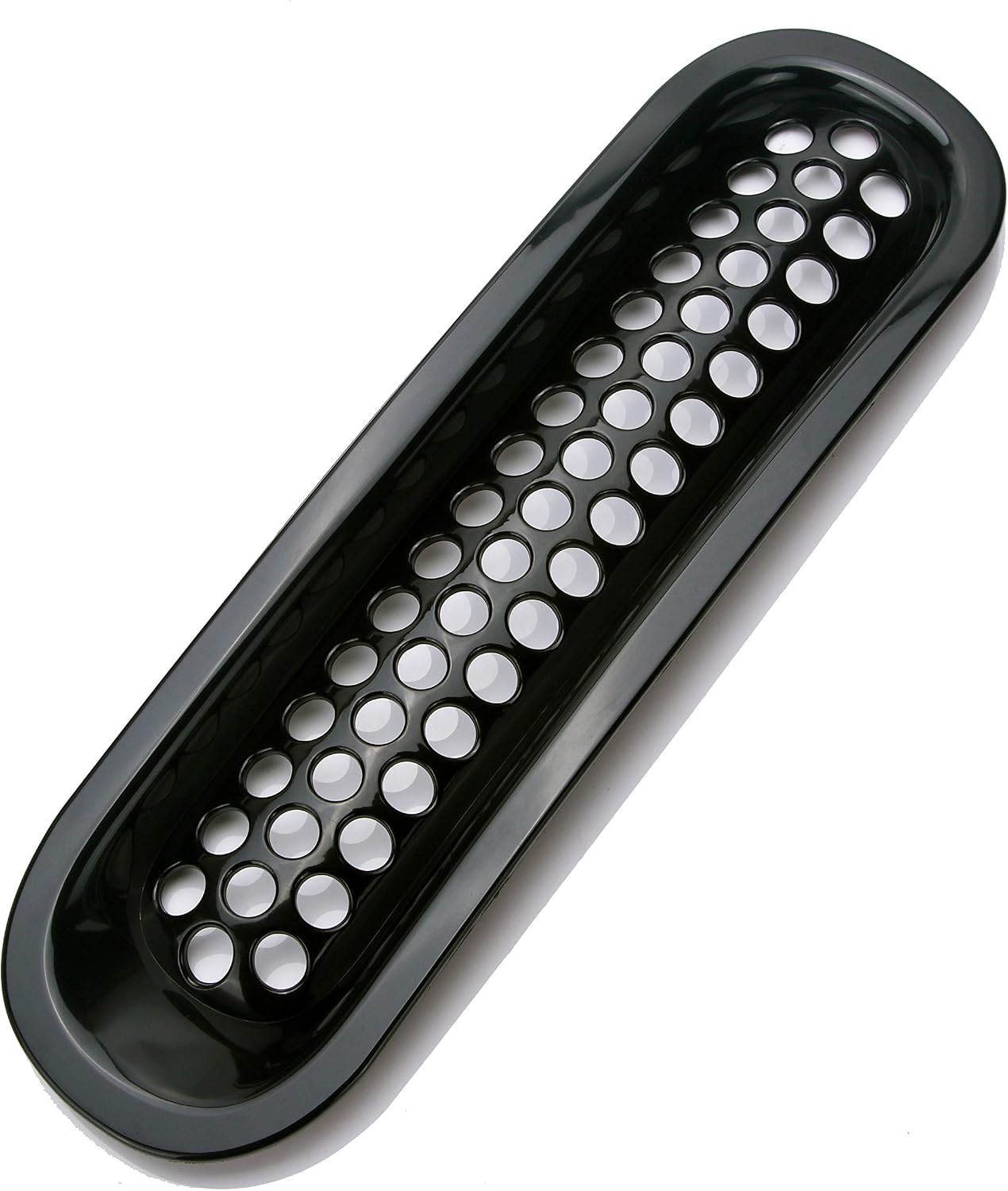 WTKSOY Front Grill Mesh Grille Insert Mesh Cover Honeycomb Kit for 2007-2016 Jeep Wrangler TJ & Unlimited - 7PCS Black