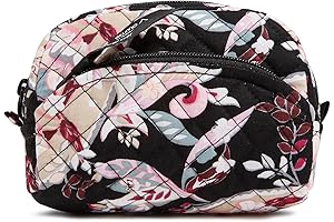 Vera Bradley Women's Cotton Mini Cosmetic Makeup Organizer Bag