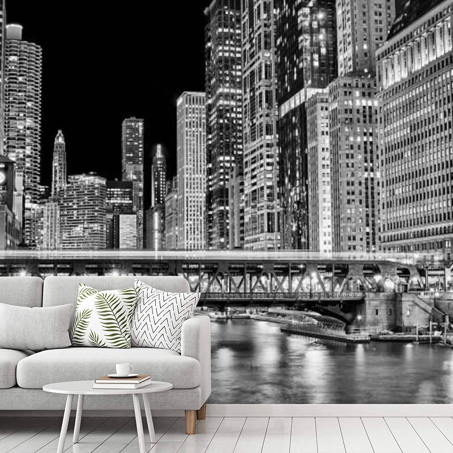 Chicago Black And White Wallpaper