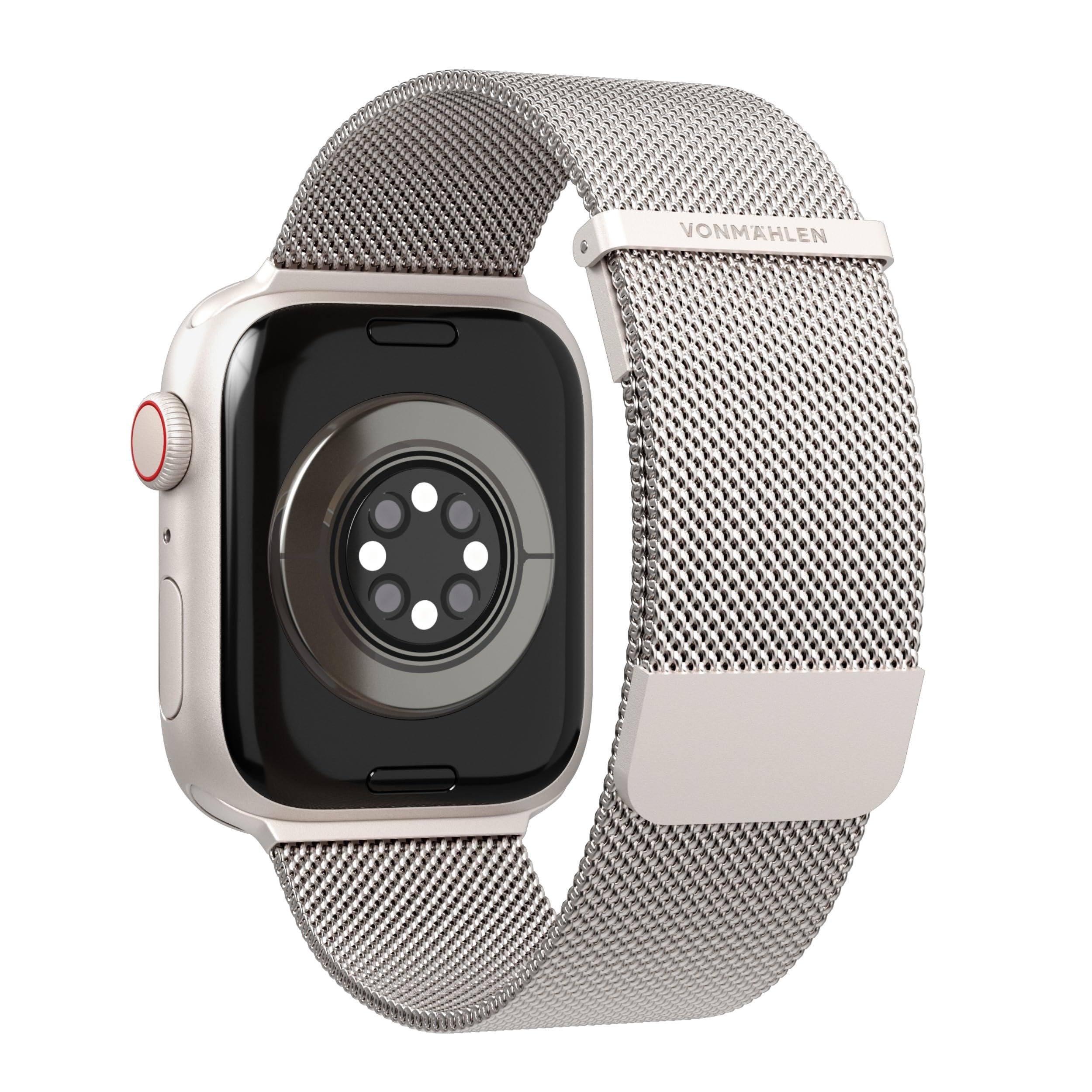 VONMÄHLEN Milanese Loop 2 – Stilvolles Edelstahlarmband mit Magnetverschluss, verstellbar, hochwertig, kompatibel mit Apple Watch