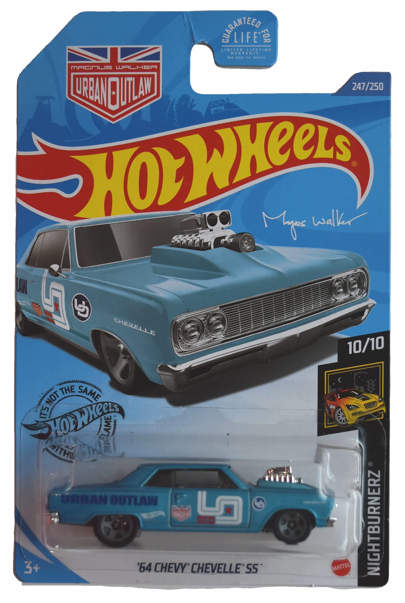 Hot Wheels '64 Chevy Chevelle SS, Nightburnerz 10/10