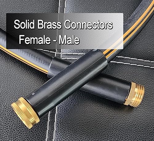 Vista 49 de Atlantic Manguera de jardín resistente de 1 pie x 5/8 pulgadas, verde, manguera de líder de conexión corta (1 pie)