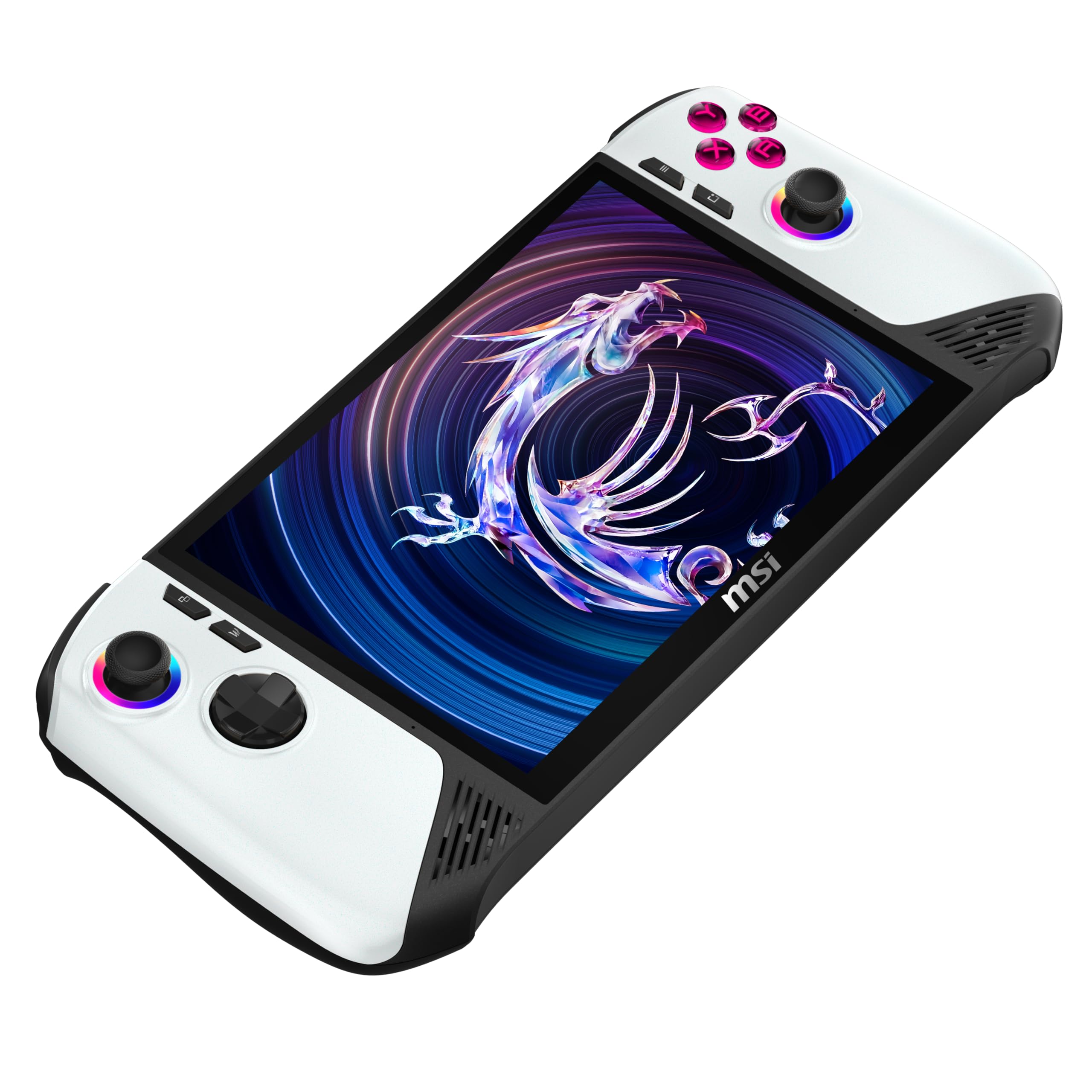 MSI Claw 8 AI+ A2VM Polar Tempest Edition-086FR: Intel Core Ultra 7 258V - 32GB LPDDR5 - SSD 2TB - Intel Arc Graphics - 8" Full HD 120Hz Touch 500Nits - WiFi 7 - Windows 11 Famiglia