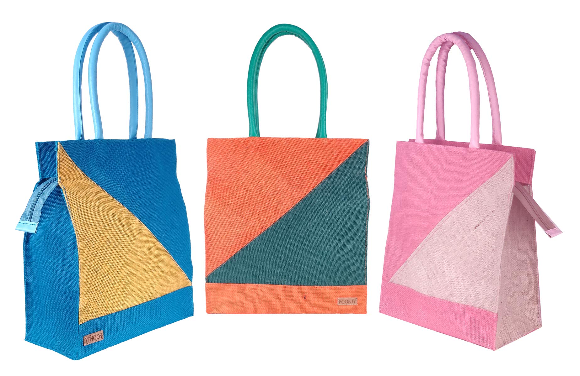 FOONTY Daily use Women Tote/Lunch/Gym Bag(Combo of 3,Multicolor,Fab-29C) (B08XBDTJH2) Amazon Price History, Amazon Price Tracker