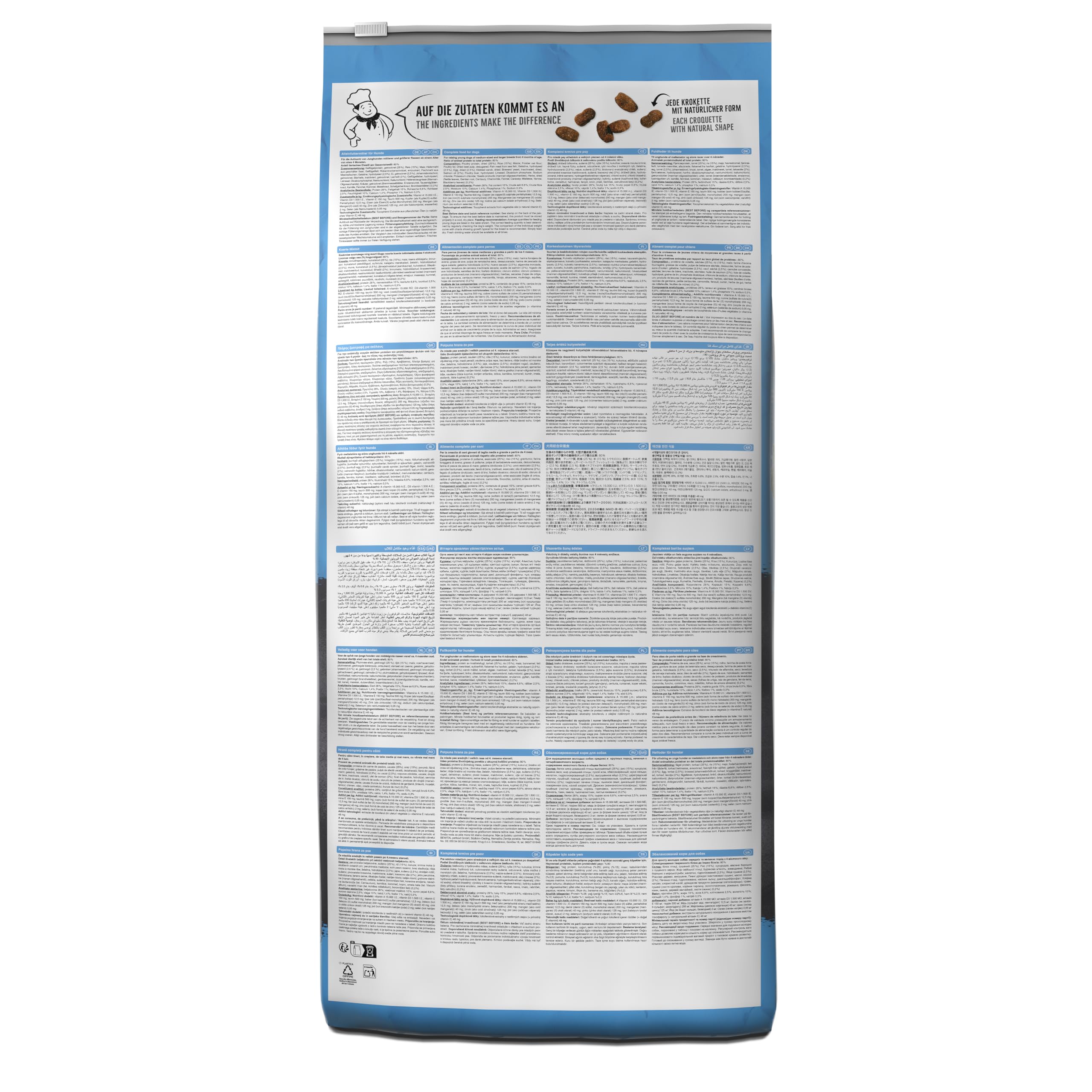 BELCANDO Baseline Young [12,5kg] Trockenfutter für Hunde | Alleinfuttermittel für Junge Hunde mittlerer und großer Rassen