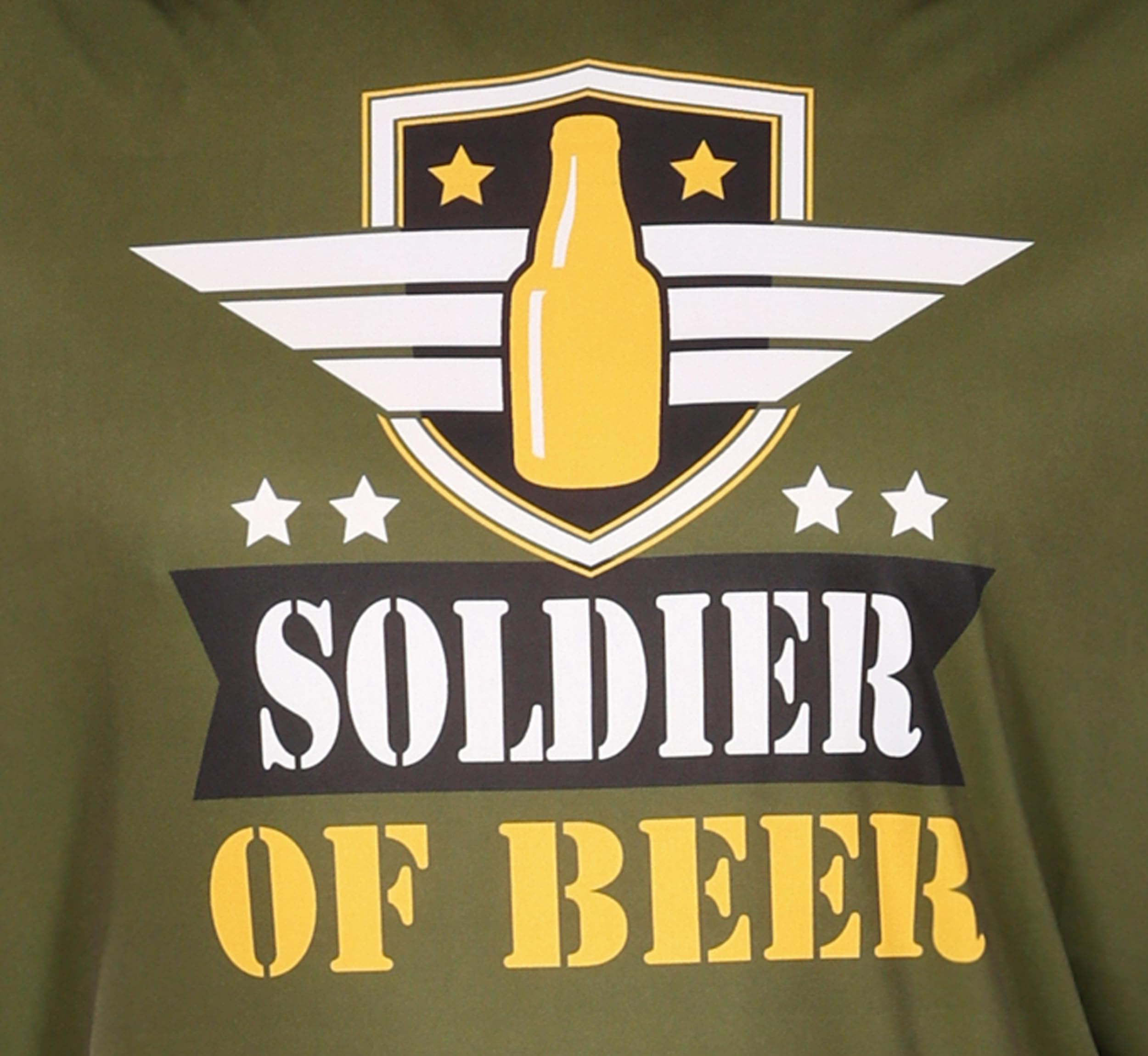 FIESTAS GUIRCA Déguisement de soldat de bière pour homme – Costume de super-héros militaire amusant – Armée Bachelor Party EVG Déguisement pour homme Taille M