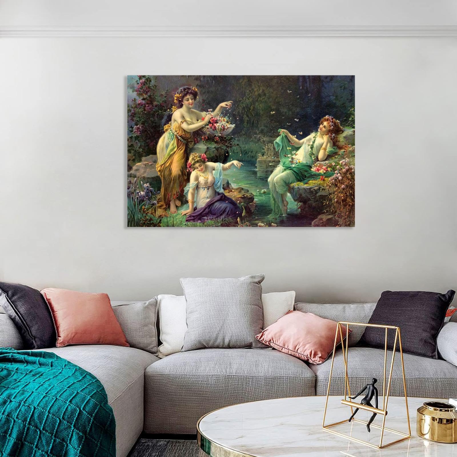Renaissance Aesthetic Hans Zatzka Painting Reproduction Prints
