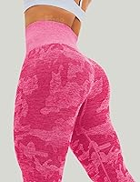 Vista 96 de HIGORUN - Leggings sin costuras para mujer, moldeadores, con diseño gráfico de sonrisas, de cintura alta, para el gimnasio, yoga o hacer ejercicio