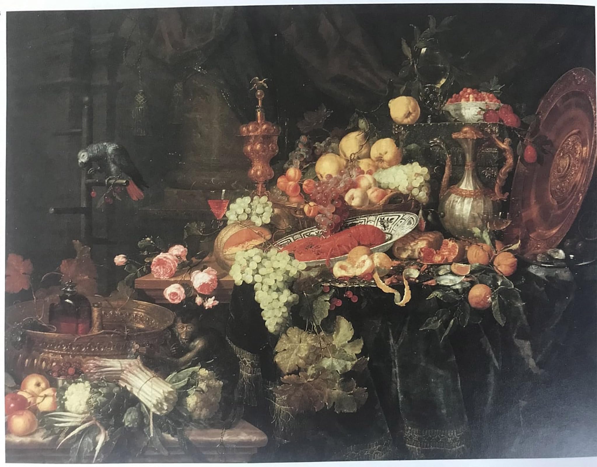 Artxlxxbn No Frame Famous Print Painting Colorful Art Print Still Life Squerryes Court By Pieter De Ring Canvas Art Decorations For Home Decor 60X90cm