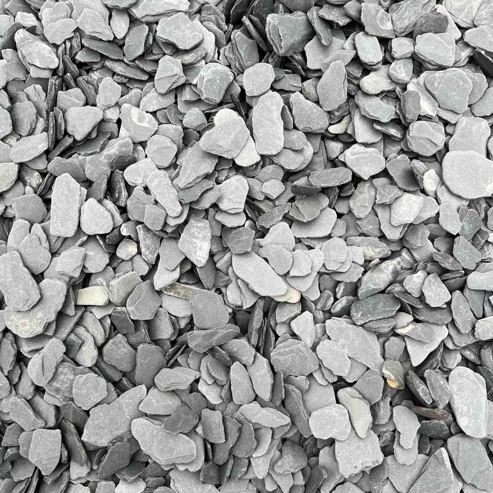 Pizarra Plana Redondeada 20 kg/Piedras Planas Pizarra/Piedra Natural Decorativa/para jardín, jardín en Miniatura, maquetas, macetas, terrarios... (12/20 mm)