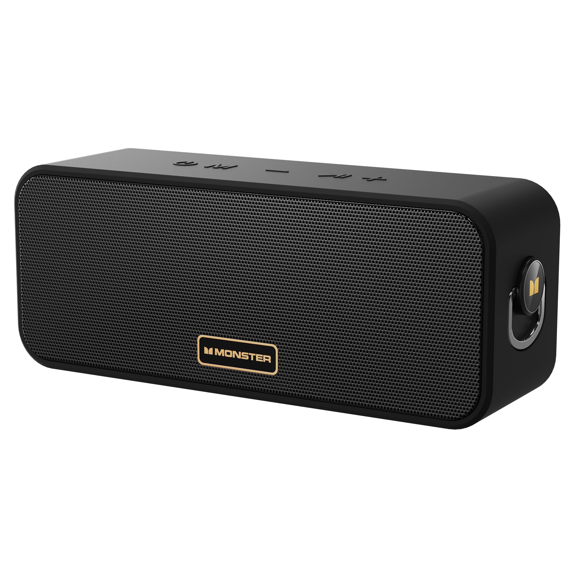 Monster S180 Bluetooth Speaker, 40W Portable Speaker with Stereo Sound, Bluetooth 6.0, 28H Playtime, Support Wireless Stereo Pairing, AUX, TF, IPX6 Waterproof Speaker for Home, Outdoor, Travel