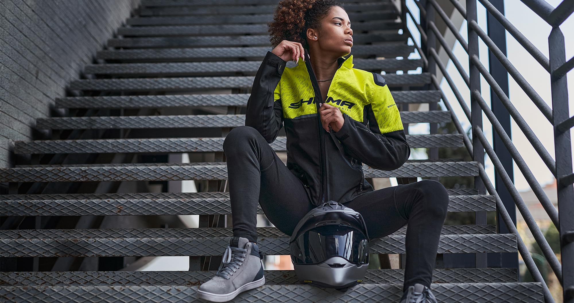 SHIMA Cruz 2.0 Motorrad Leggings Damen Hose mit Protektoren AirForce Knieprotektoren Motorradhose Kurzgrößen Hosen