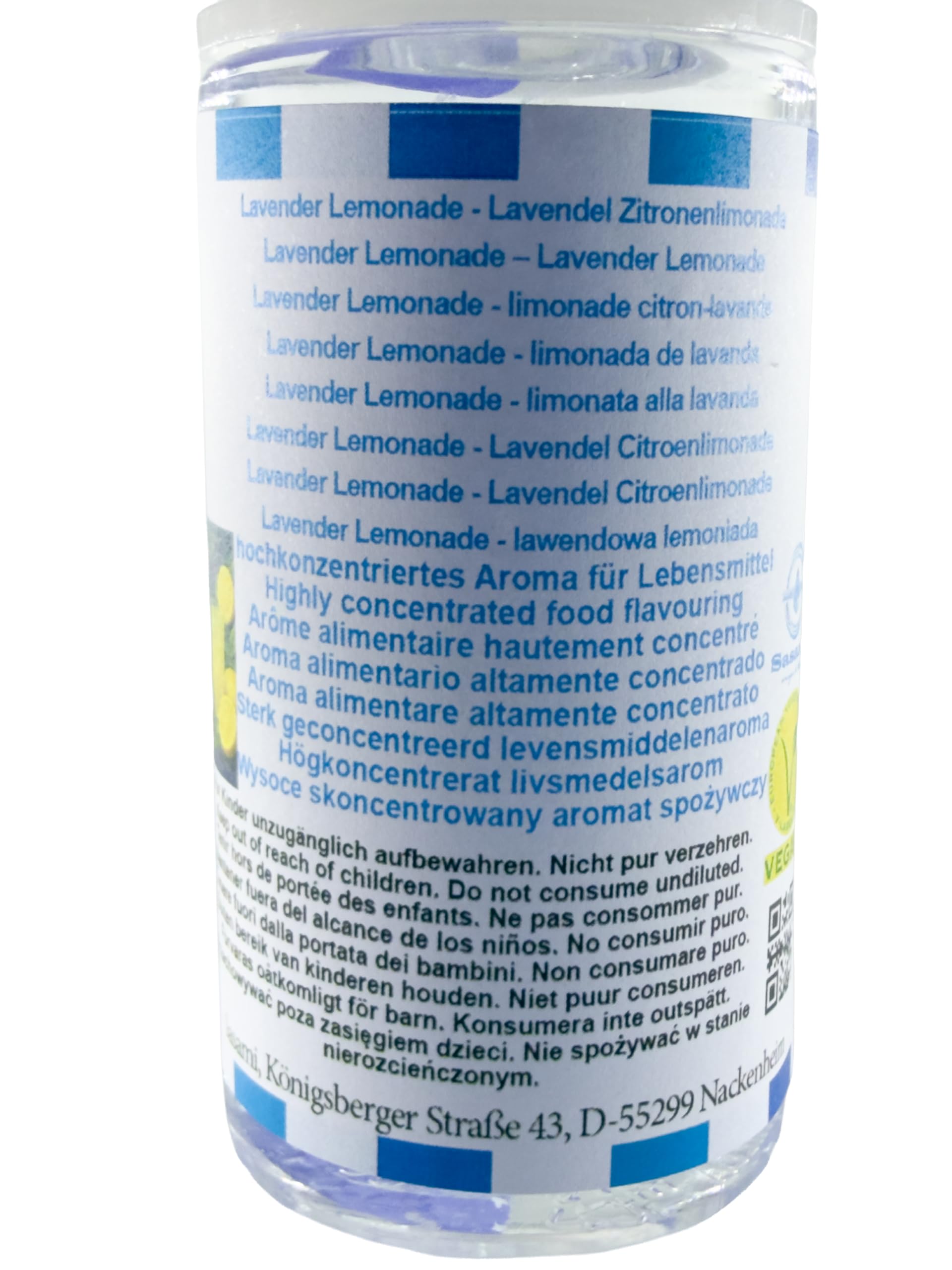Lavender Lemonade - lawendowa lemoniada Aromat Koncentrat - wegański - Sasami - 100ml