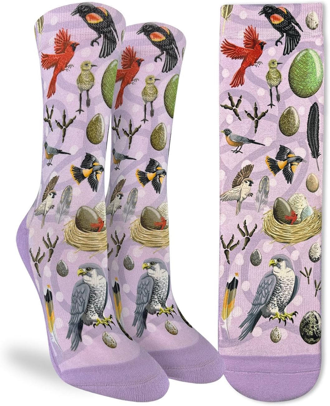 Good Luck Sock Women's Birds, Flamingos, Owles, Ducks and more Socks, Adult