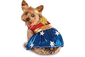 DC Comics Pet Costume, Small, Wonder Woman Costume