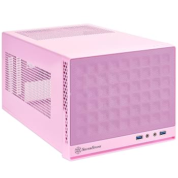 SILVERSTONESST-SG13P [ピンク] Silverstone SG13P-USA Pink Mini-DTX/Mini-ITX Sugo Small Form
