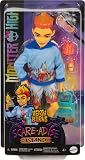 Monster High Scare-adise Island Heath Burns Doll with Flame Hoodie, Swim Trunks and Beach Accessories Like Sunglasses - 6