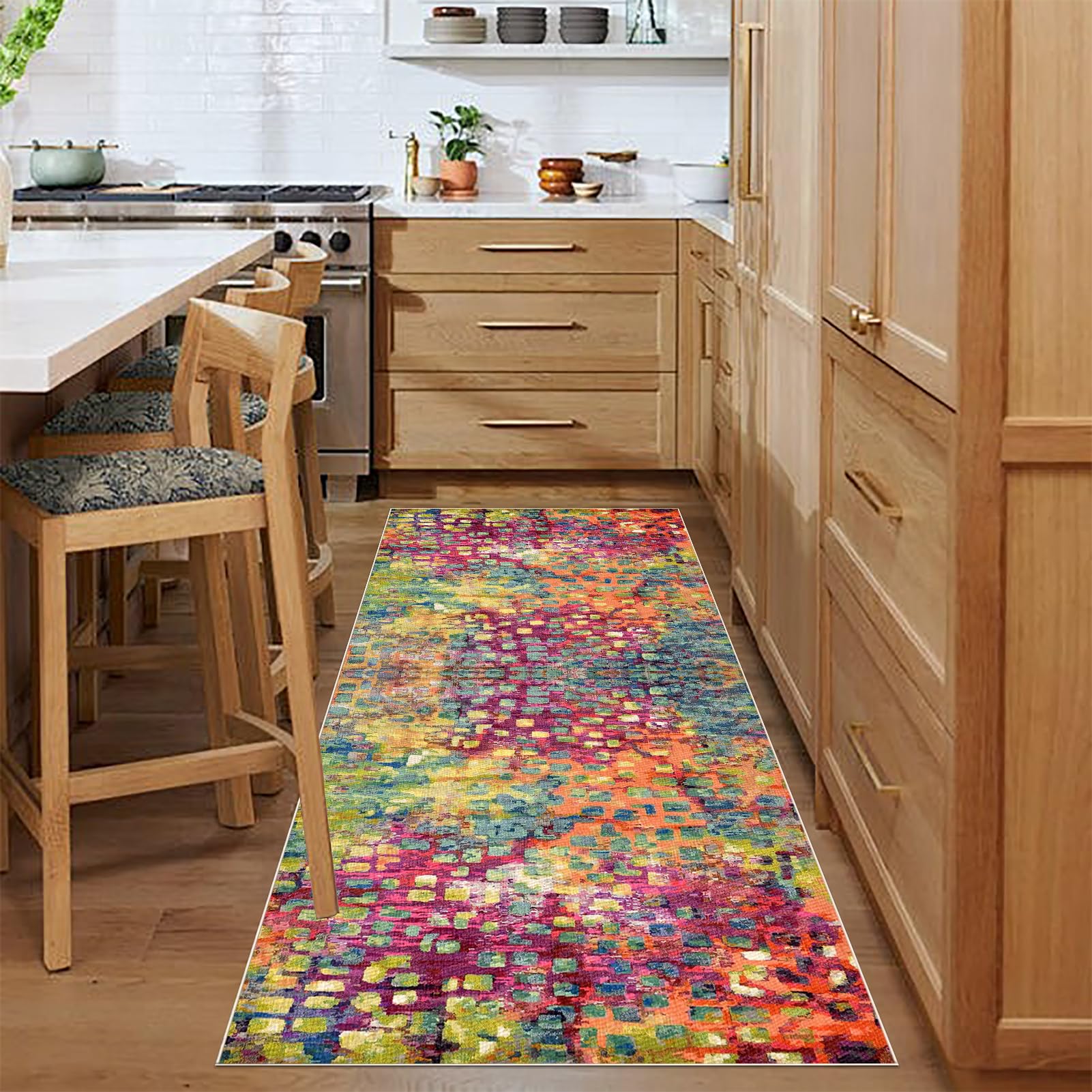 Lopers, vloerkleden voor hal, antislip lange 120 x 250 cm, hal, hal, wasbaar, keukentapijtloper voor hal, keuken, absorberende vloermat, deurmat, smalle tapijtloper voor keuken, entree, wasruimte