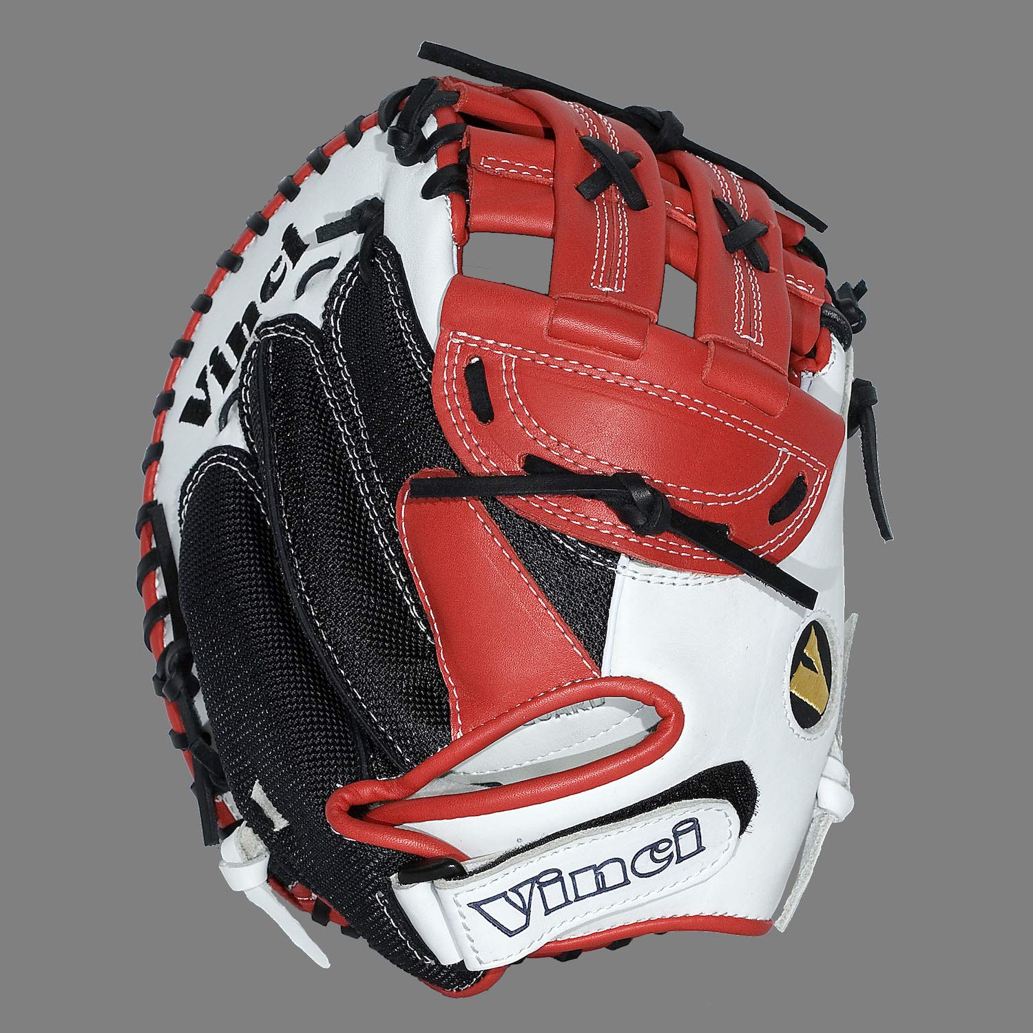 Vinci Mesh Series JCV33 Red & White with Black Mesh 33