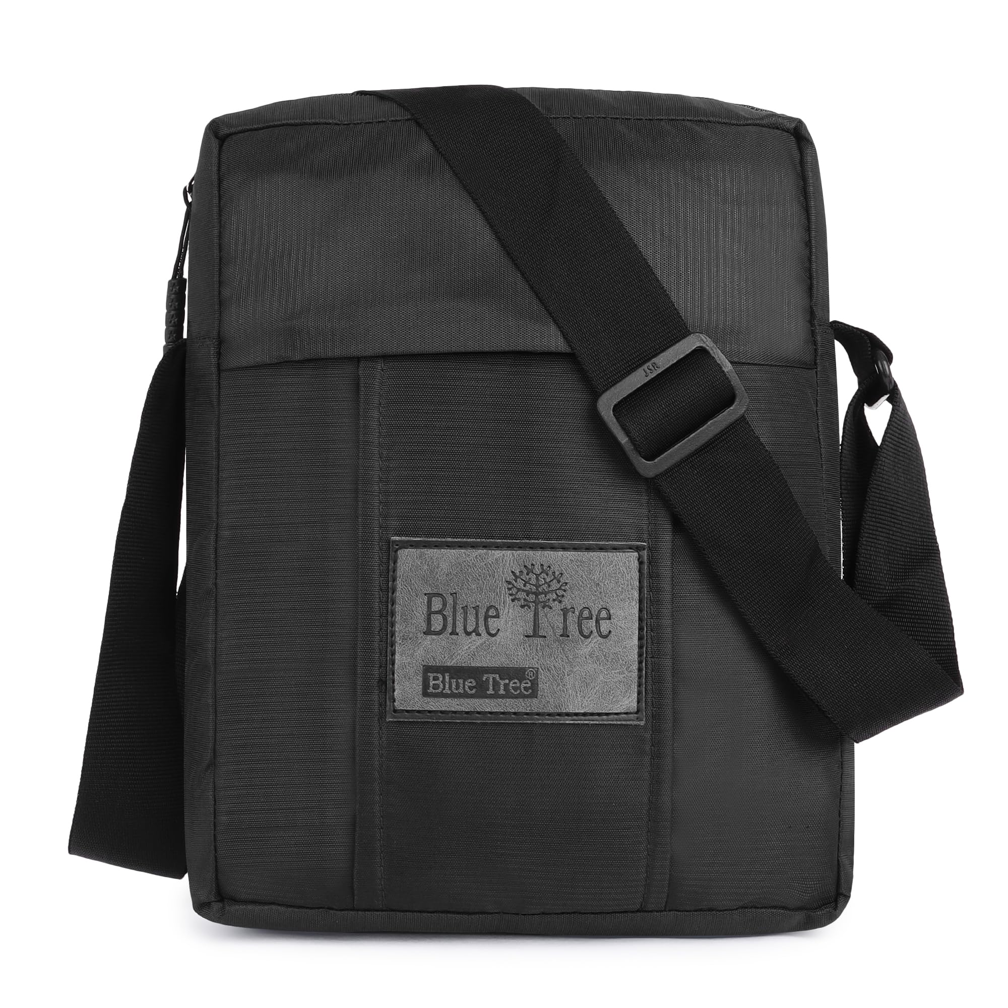 blue tree Water Resistant Crossbody Messenger Bag (11x8.5x2.5 Inch) for Office and Business Use, Compact & Durable Bag with Adjustable Strap, Multiple Compartments for Documents, Tablets-picture-48
