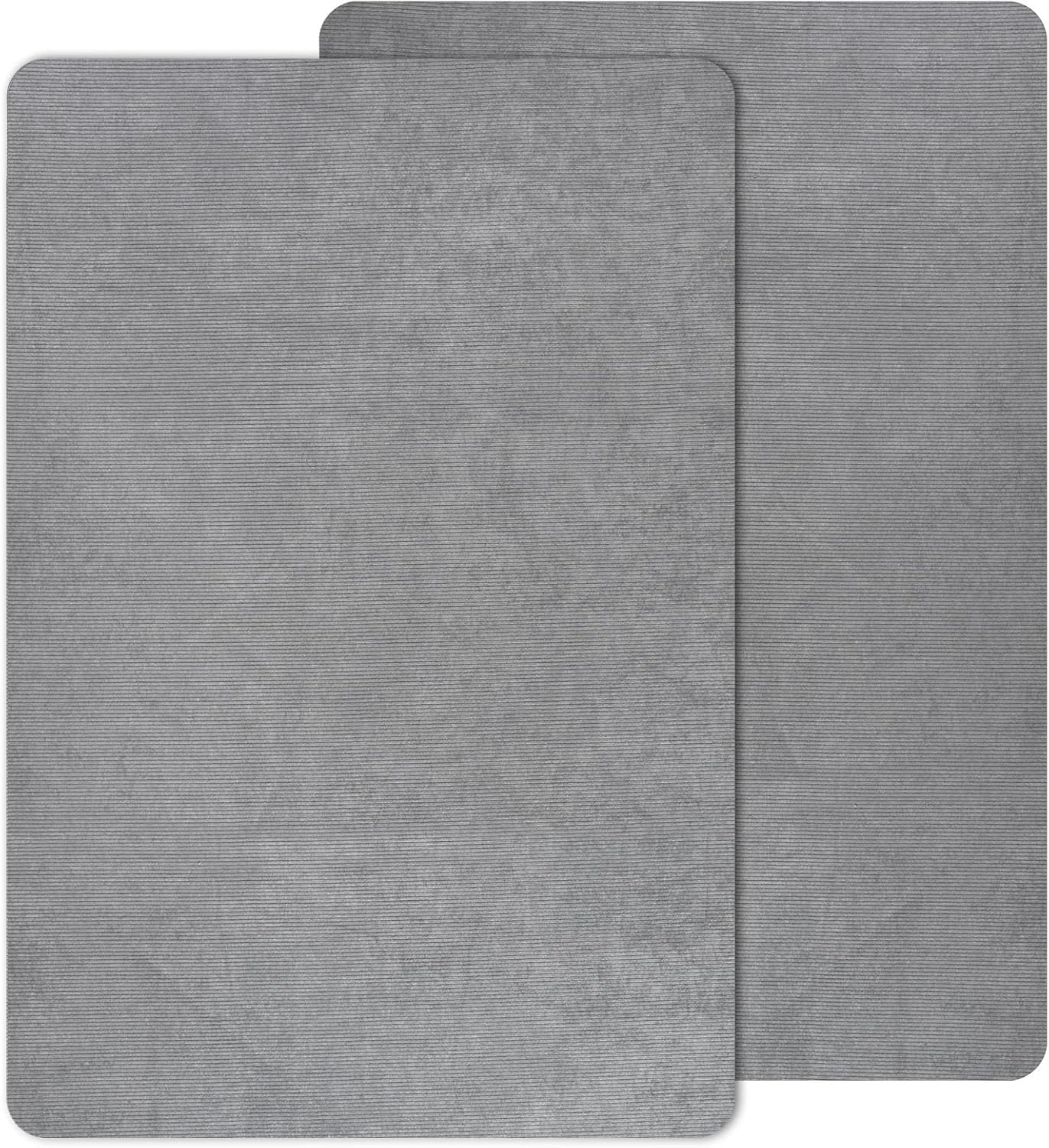 2 Pack Desk Chair Mat for Hardwood Floor & Tile 55"x35" Office Chair Mat for Rolling Chairs Large Anti-Slip-Recyclable Material Computer Chair Rug for