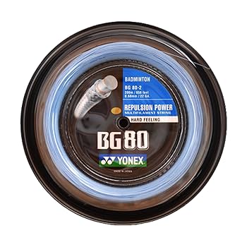 Amazon | Yonex BG80 Badminton String - 200m Reel by Yonex