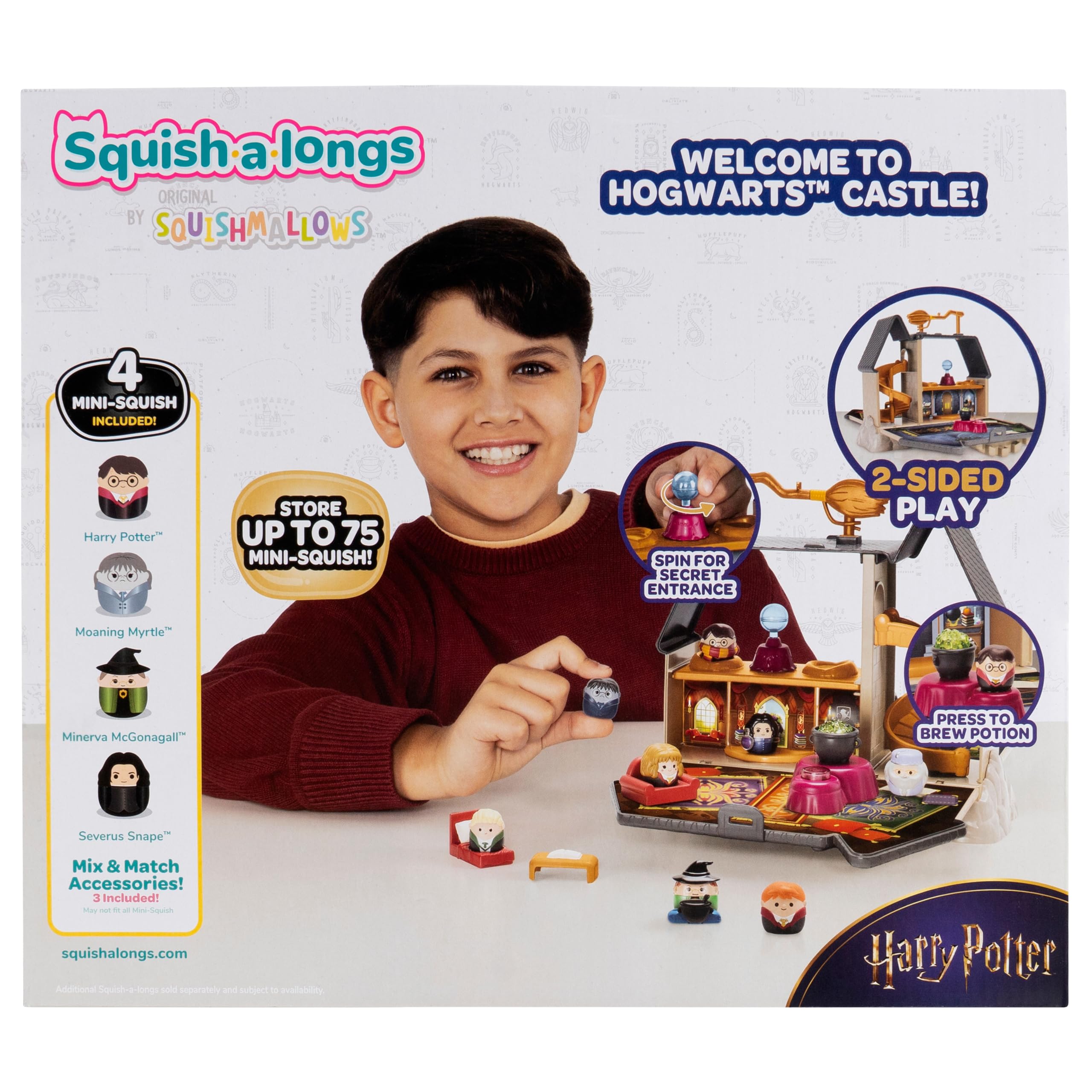 Squish-a-longs Zestaw do zabawy "Harry Potter" Zamek Hogwart