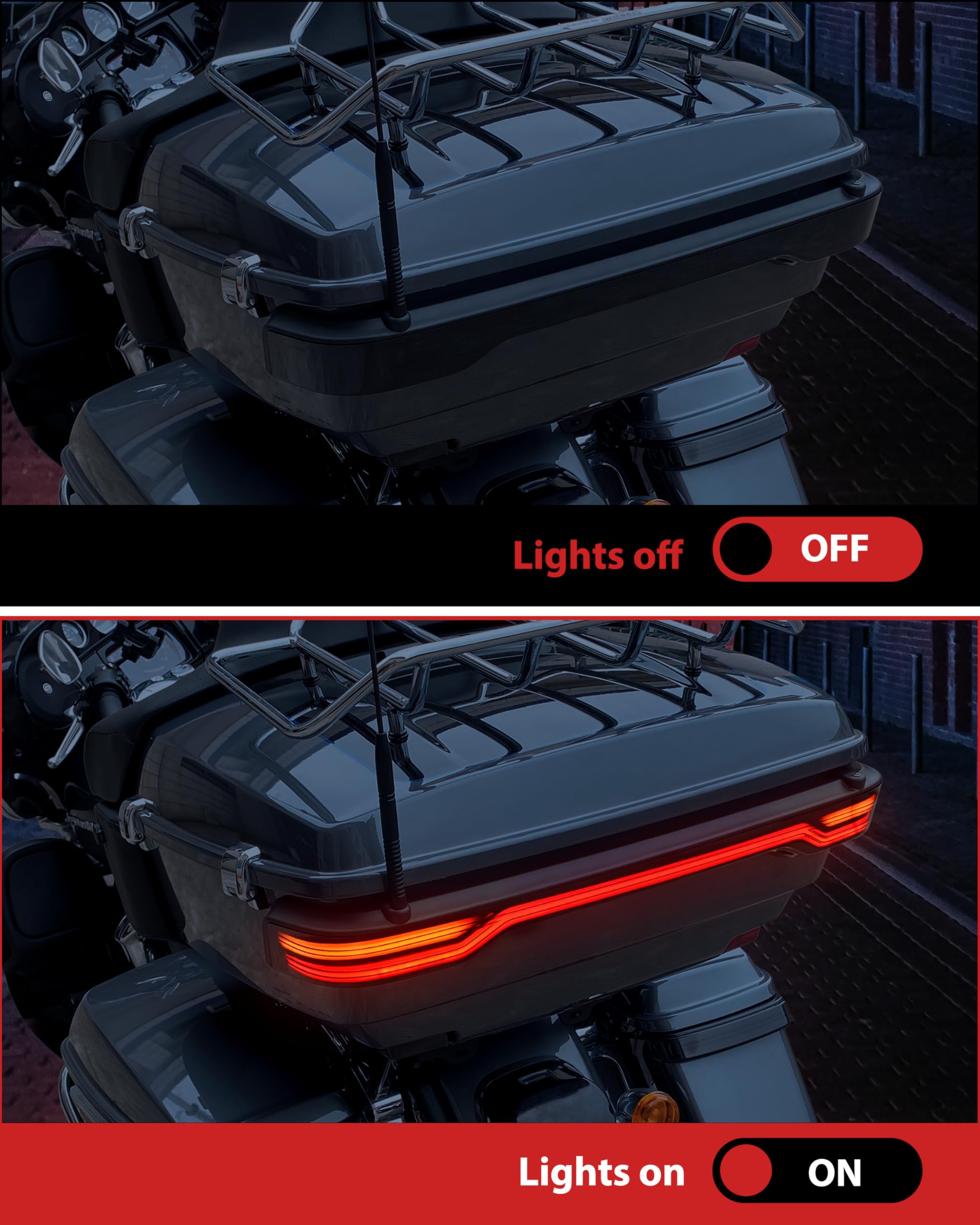 Amazon | VEISUTOR スモークキング ツアーパック パック LED ブレーキ
