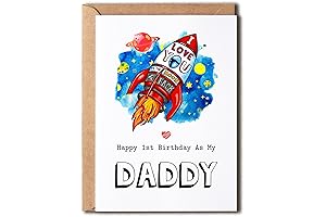 Daddy's First Birthday Card: A Special Keepsake for Dad on Baby's Milestone