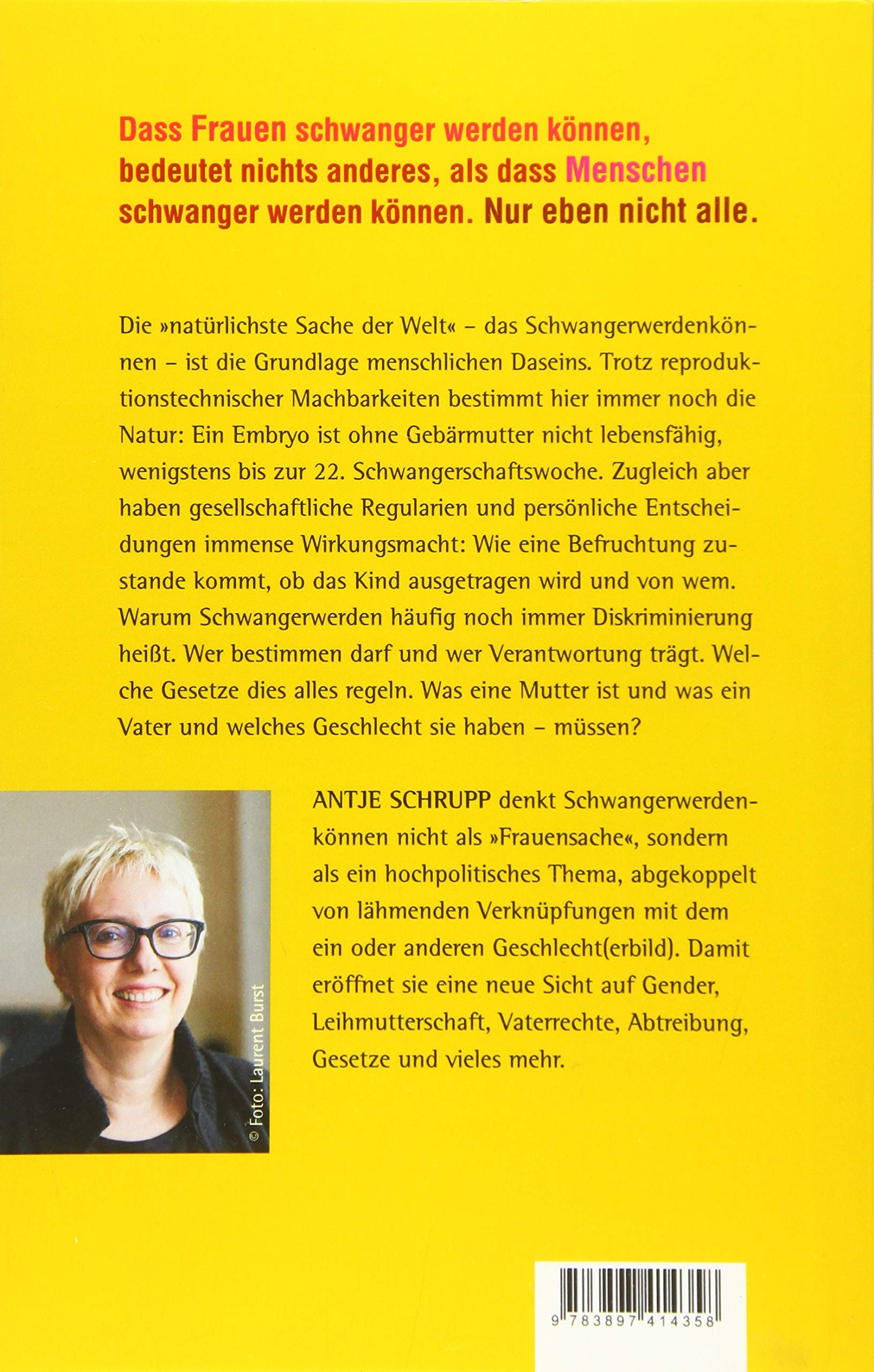 Schwangerwerdenkönnen: Essay über Körper, Geschlecht und Politik