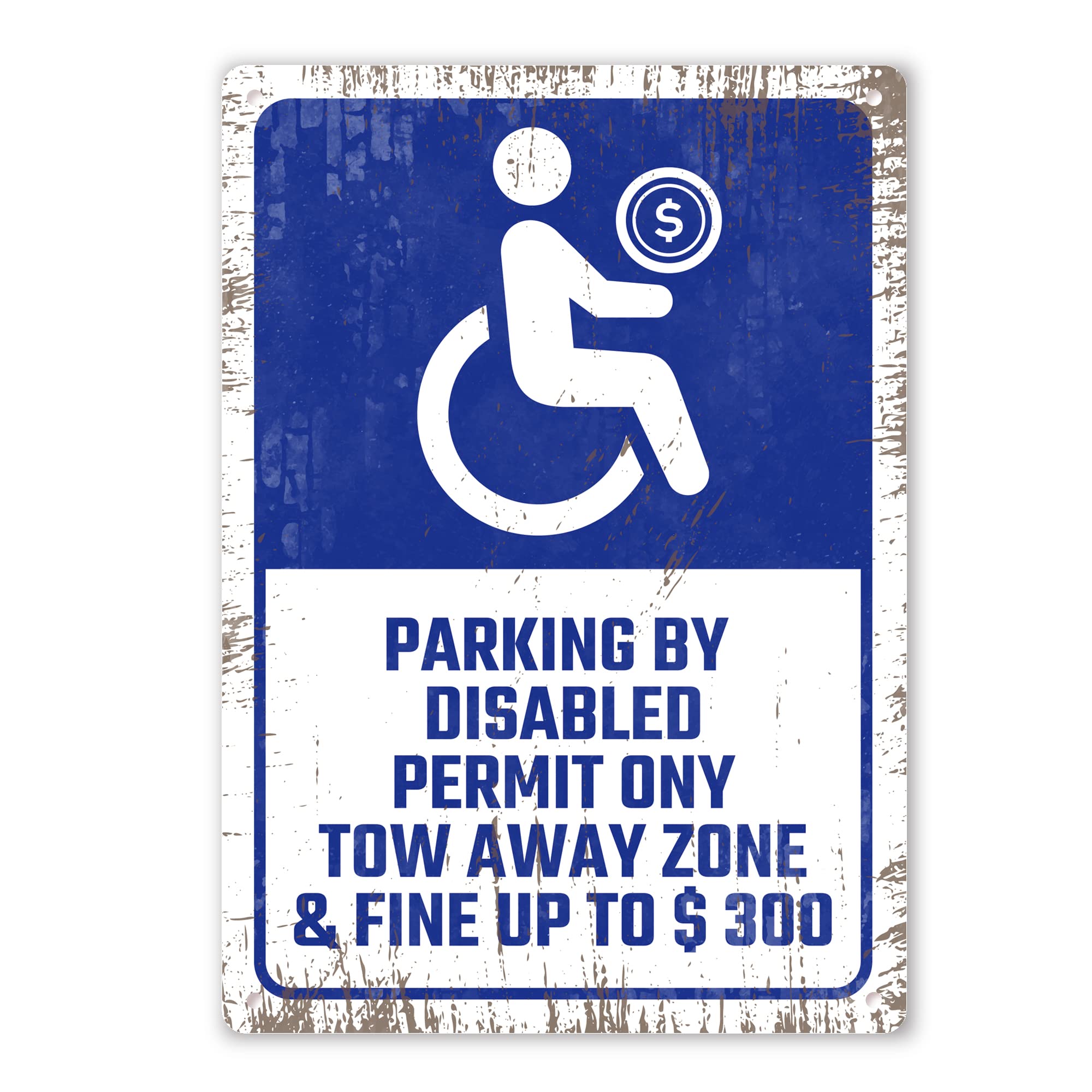 Amazon | SignStore アメリカンなかすれ風印刷レトロ看板 A4 アルミ