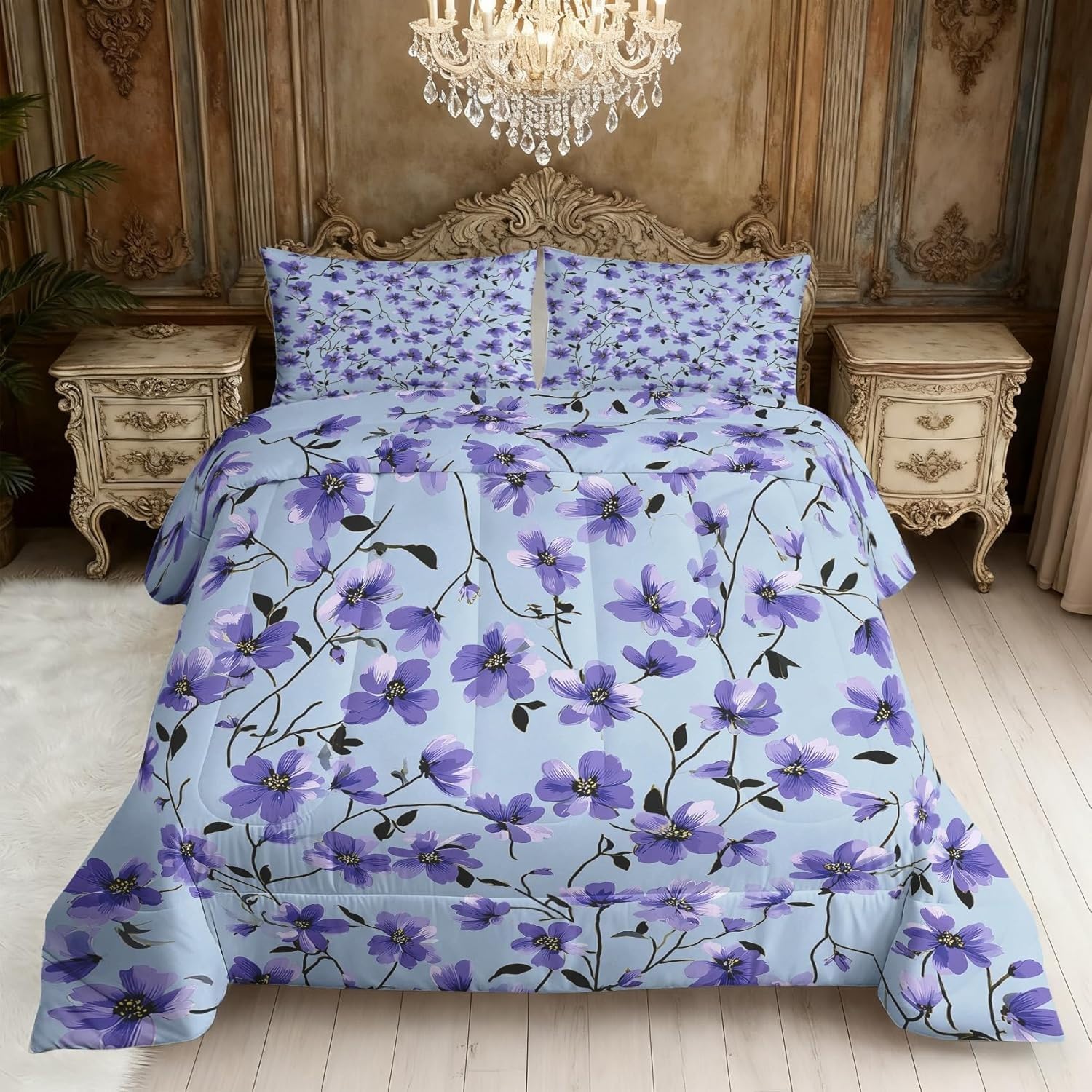 Couette 2 Personne sans Housse Lavable pour Lit Adulte 240x260 cm